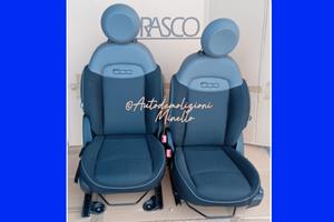 Sedili anteriori tessuto e pelle per FIAT 500X
