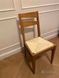 Set 10 sedie in legno di rovere