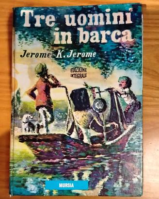 Edizione vintage del romanzo "Tre uomini in barca"