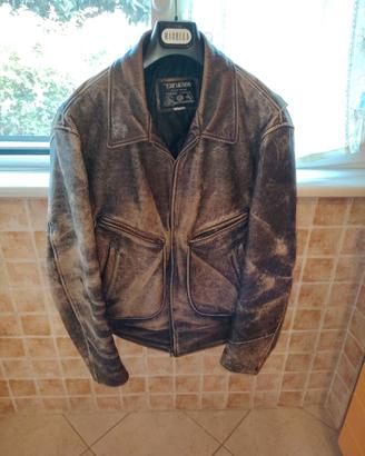 Chevignon Giacca in Pelle Vintage