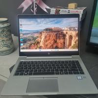 HP elitebook i5 8th gen 8 GB RAM SSD 500