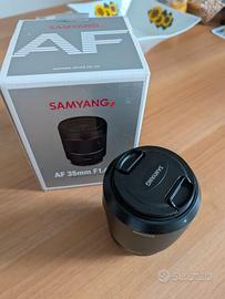 Samyang AF 35mm F1.4 Sony e mount - COME NUOVO