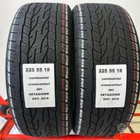 2 gomme 225 55 18 Continental 4stagione