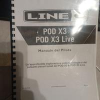 Pedaliera multieffetto POD X3 LIVE.