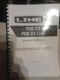 Pedaliera multieffetto POD X3 LIVE.