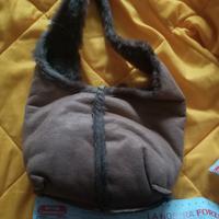 borsa scamosciata pelo