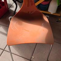 Sedie design arancioni