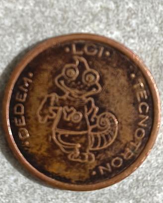 gettone vintage in bronzo