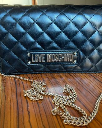 Pochette Moschino Love originale nera