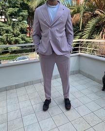 Abito rosa doppiopetto taglia 52 nuovo