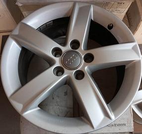 Cerchi in lega 16" originali AUDI VW con gomme