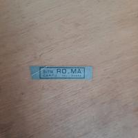 Specchiera vintage da appendere con vetro molato