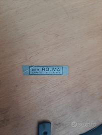 Specchiera vintage da appendere con vetro molato