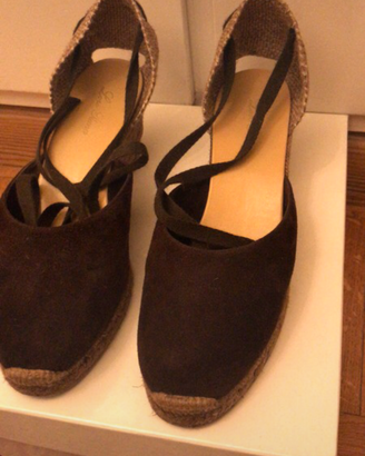 Scarpe Loro Piana taglia 40 camoscio e lino