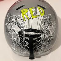 Casco snowboard sci red