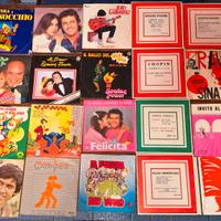 27 Dischi in vinile a 45 giri + 2Borse Portadischi