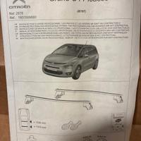 Barre portatutto originali Citroen (v modello)