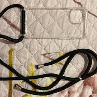 Cover trasparente con laccio per Iphone 13