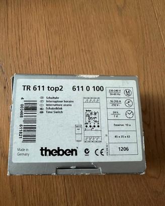 Interruttore Orario Digitale Theben TR 611 top2 -