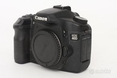 canon 40 d 33000 scatti+2 batterie nuove