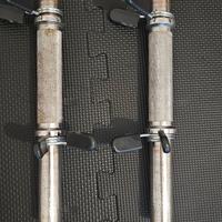 Coppia di Manubri Domyos e 4 molle blocca dischi