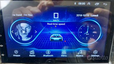 Radio car 1 DIN touch screen schermo regolabile