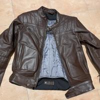 Giacca moto Hevik in pelle.