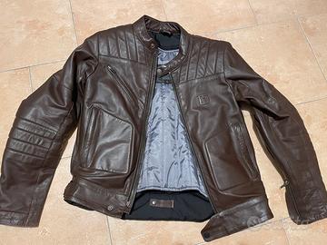 Giacca moto Hevik in pelle.