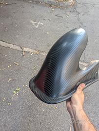 Parafango posteriore in carbonio 