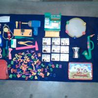 Giochi vari bambini cassa dottore strumenti musica