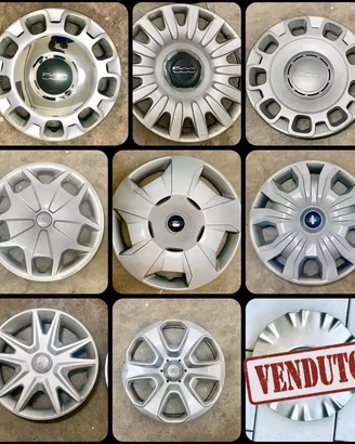 Alcuni Copricerchi per Ford 500 600 Panda Lancia