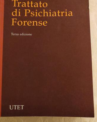 libro Trattato di Psichiatria forense 