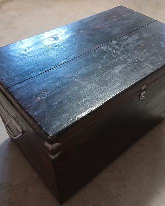 baule in legno vintage 