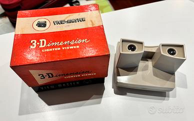 Visore View-master 3D model F vintage