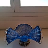 Centrotavola colore blu .