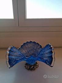 Centrotavola colore blu .