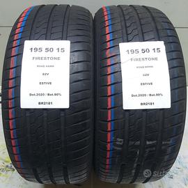 2 GOMME 195 50 15 FIRESTONE BR2181