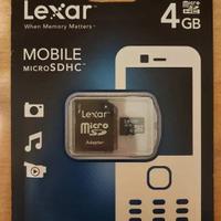 Micro sdhc Lexar 4 gb (boxed)