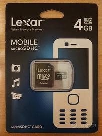 Micro sdhc Lexar 4 gb (boxed)
