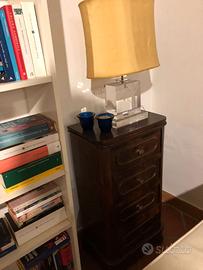 Comodini antichi in piuma di mogano