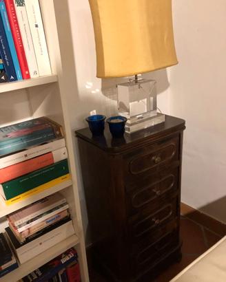 Comodini antichi in piuma di mogano