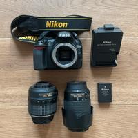 Kit Reflex Nikon D3100 + 2 obbiettivi Nikkor