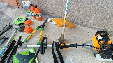 decespugliatore a scoppio 4 funzioni + accessori