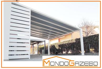 Gazebo Pensilina BASIC 5x6 acciaio zincato a caldo