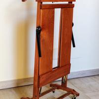 Omino porta abiti in legno 