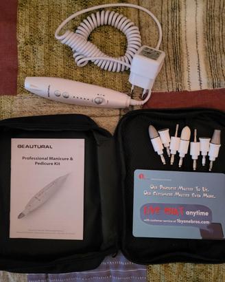 Kit elettrico cura unghie BEAUTURAL