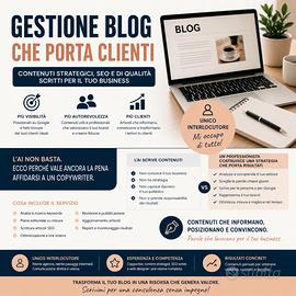 SEO Copywriter - Gestione Blog Completa