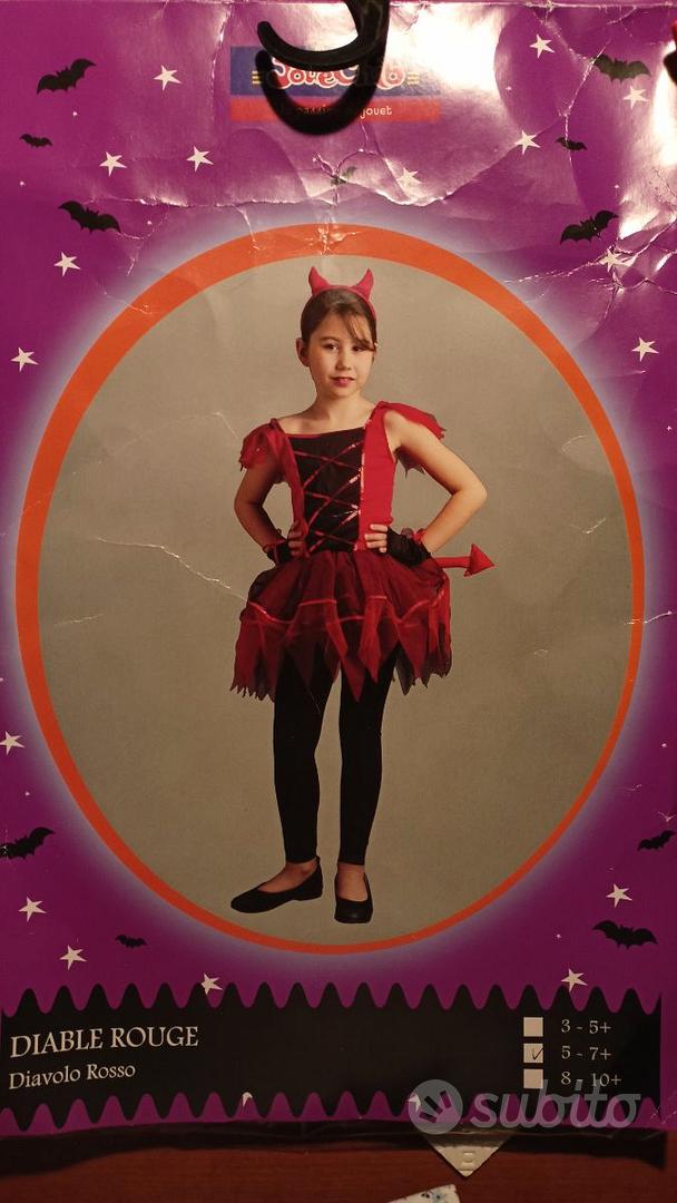 Costume da diavoletta rossa per bambina