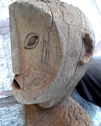 Statua funeraria Bongo Sudan arte tribale africana