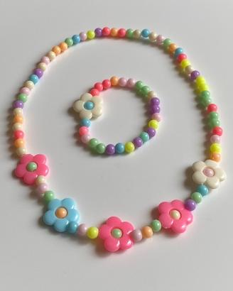 Collana e braccialetto bambina